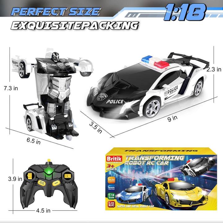Britik Auto a control remoto transformable - Autos RC, transformaci...