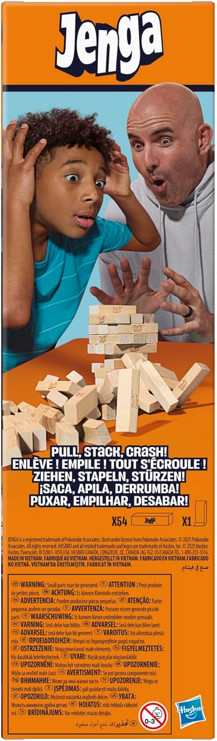 Juego oficial de Hasbro Games Jenga Troquel digital para