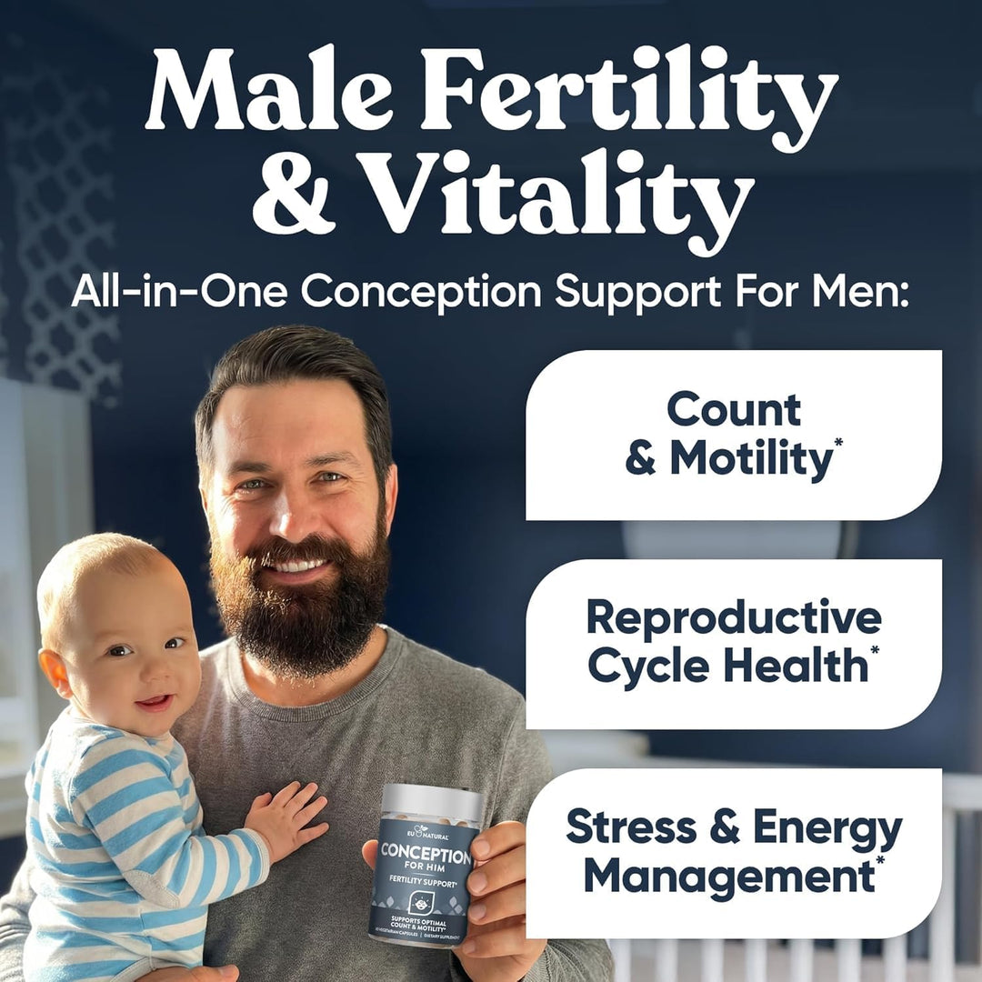 Concepción para él - Suplementos de fertilidad para hombres, apoyo...