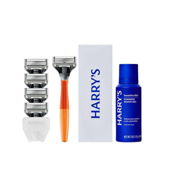 Harry's Kit de afeitado original para hombres - Mango de afeita...