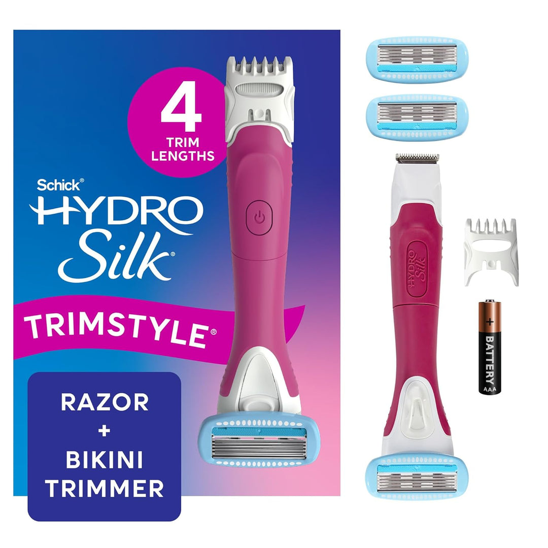 Afeitadora Schick Hydro Silk TrimStyle con recortadora de bikini pa...