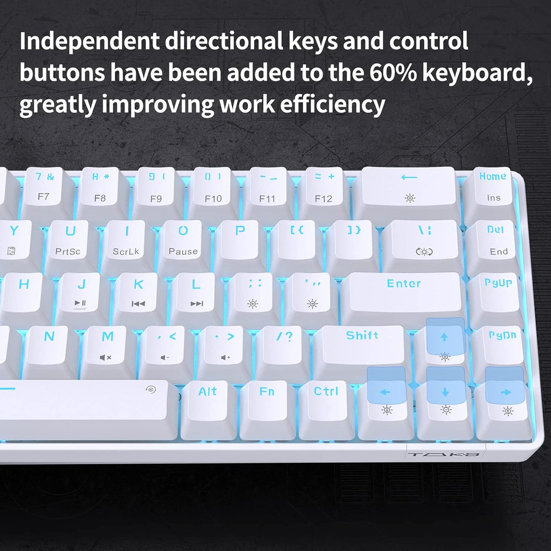 DIERYA T68SE - Teclado mecánico para juegos, 60%, ultra compacto, m...