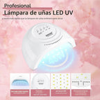 JEWHITENY Kit de uñas de gel de extensión de polímero de 14 colores con lámpara U V, a04