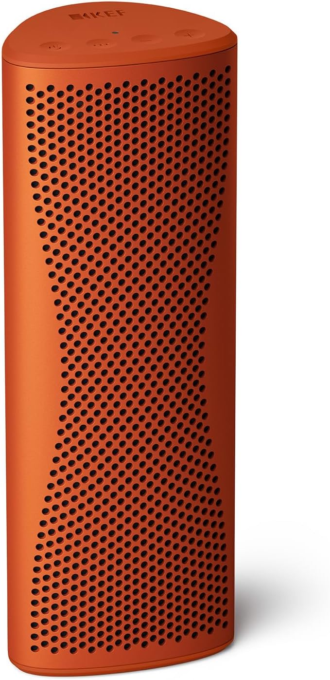 KEF Muo Altavoz portátil de alta fidelidad (luna naranja)