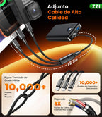 ZZI Cargador portátil Power Bank 60000mAh, 22.5W PD Paquete de baterías de