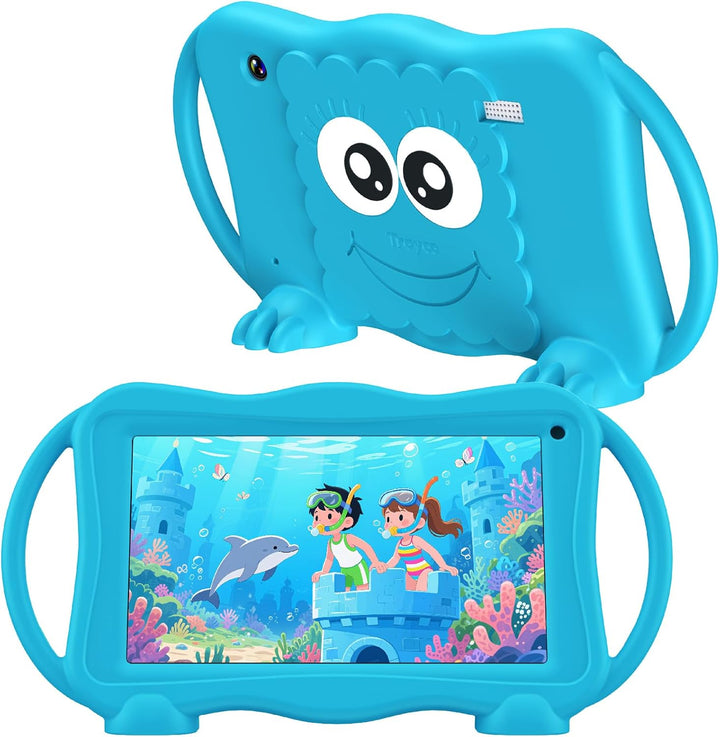 Trayoo Tableta infantil de 7 pulgadas para niños de 3 a 12 años, ta...