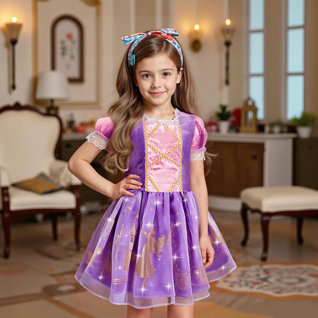 Meland Vestido de princesa - Ropa de vestir para niñas con juguetes...