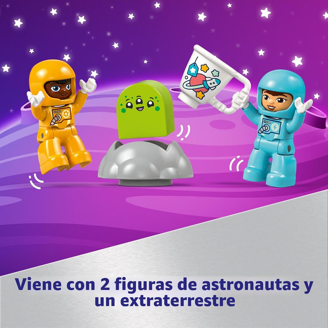 LEGO DUPLO - Transbordador espacial 3 en 1, juguete de construcción...