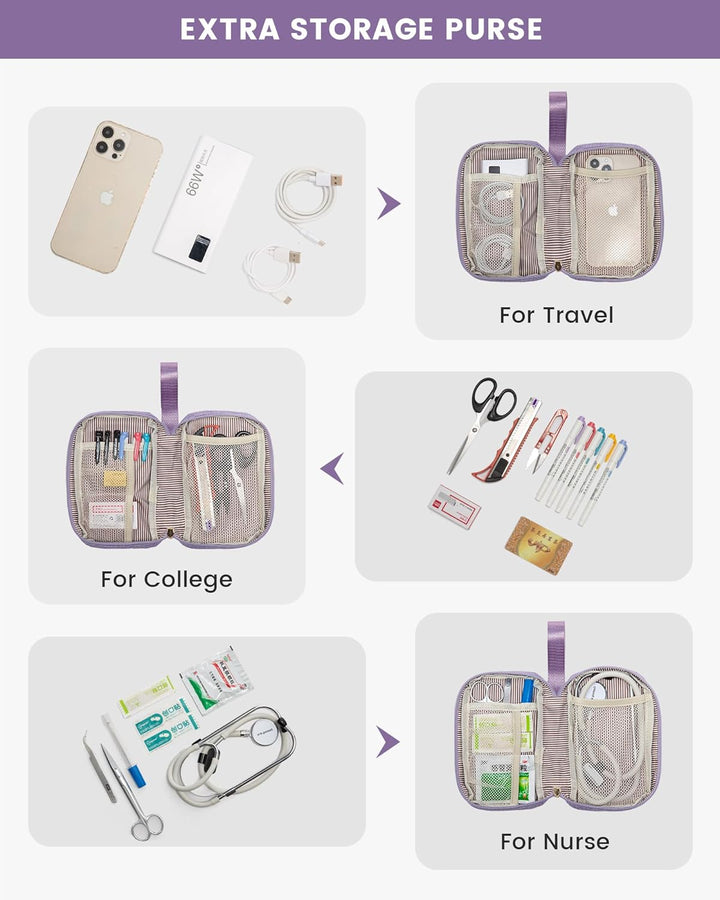LOVEVOOK Mochila para laptop para mujer, mochila de trabajo convert...