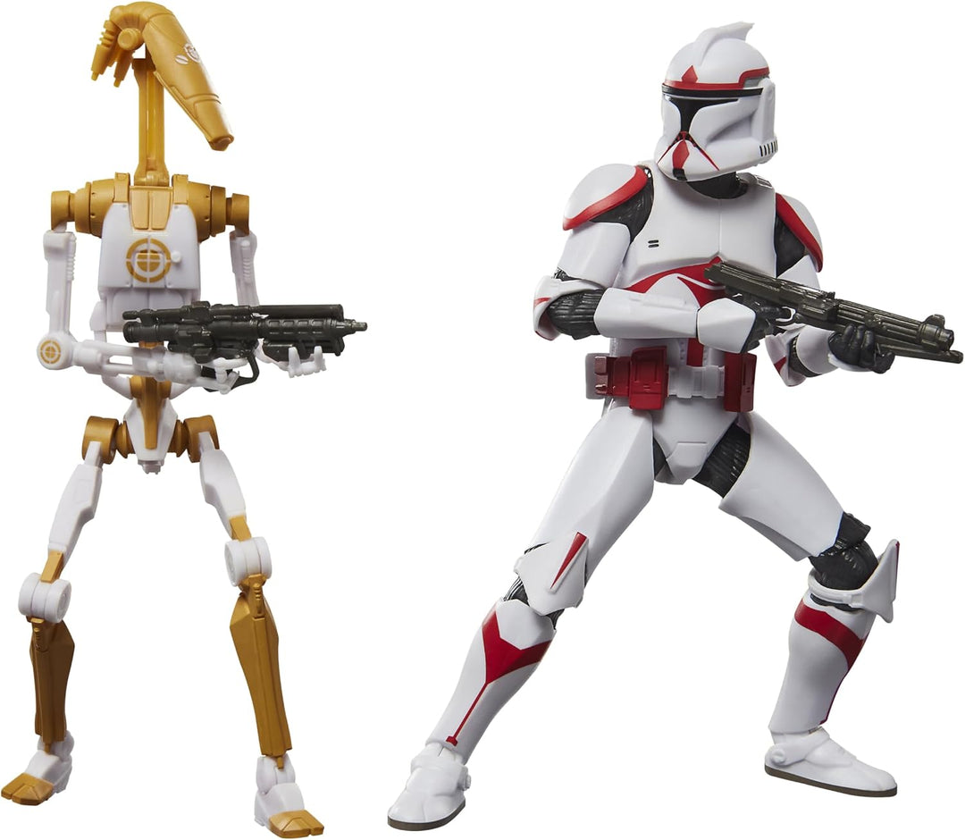 STAR WARS The Black Series Phase I Assault Trooper & Battle Droid O...