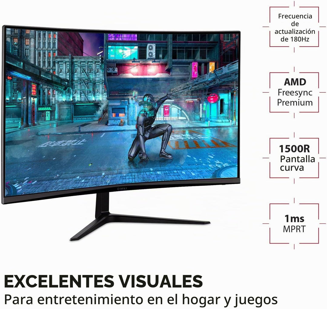 ViewSonic VX3218-PC-MHD Monitor curvo para juegos de 32 pulgadas 10...