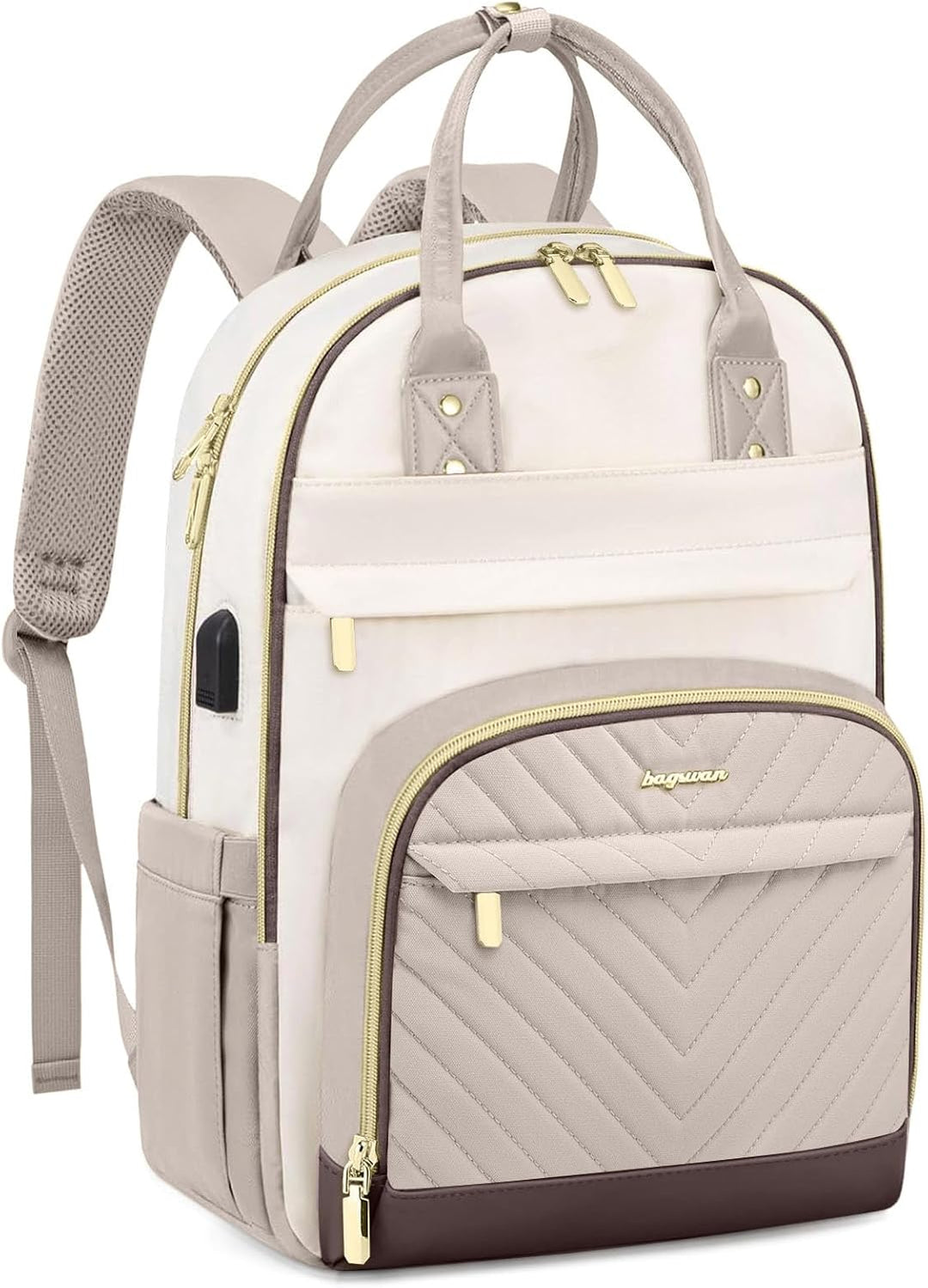 Mochila para laptop para mujer, bolsa de trabajo, mochila de viaje...