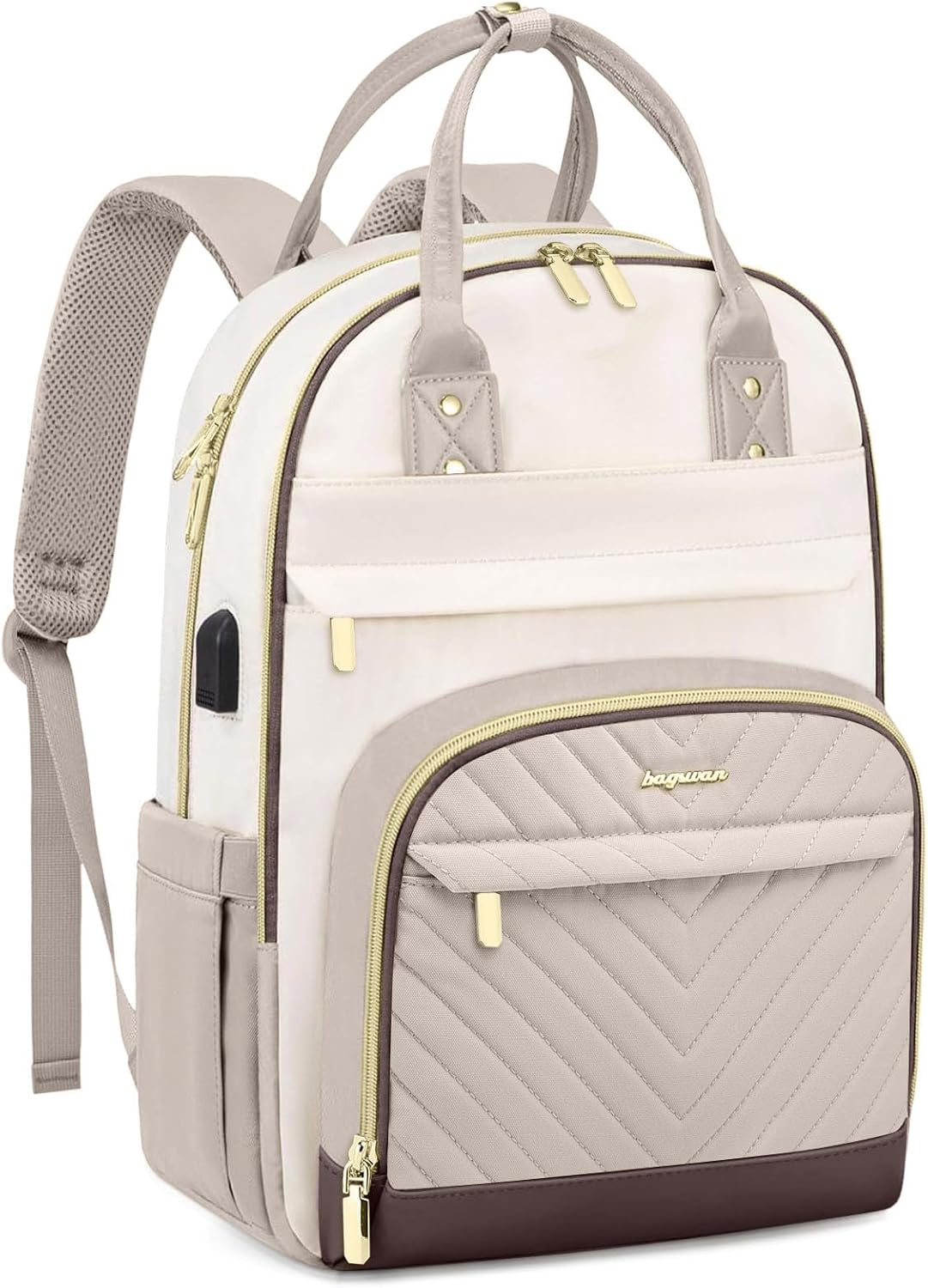 Mochila para laptop para mujer, bolsa de trabajo, mochila de viaje...
