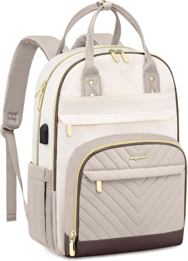Mochila para laptop para mujer, bolsa de trabajo, mochila de viaje...