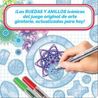 Spirograph — Set Deluxe — Kit de Dibujo de Arte en Espiral — La Forma Clásica de Hacer Innumerables Diseños Asombrosos — Para Niños de 8 Años en Adelante