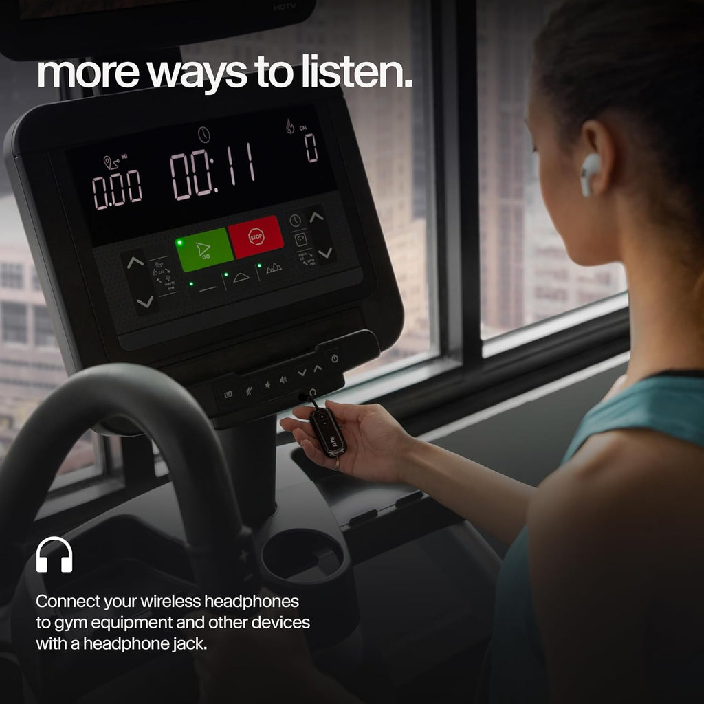 Twelve South AirFly SE, Transmisor de Audio Bluetooth Inalámbrico para AirPods/Auriculares Inalámbricos o con Cancelación de Ruido; Usar con Cualquier Conector de Audio de 3.5 mm en Aviones, Equipos
