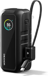Dexnor Cargador portátil 3 en 1, banco de energía de 15,000 mAh 65...