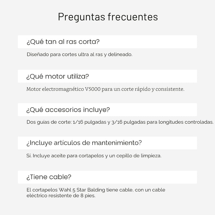 Cortadora Wahl Professional (8110) de 5 estrellas, excelente para b...