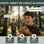 Walkie Talkies de video para niños, paquete de 2 juguetes de radio de camuflaje de 2 vías para niños de 3 a 12 años, walkie talkie de mano de largo alcance para acampar al aire libre, senderismo, el