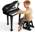 Love&Mini - Piano/teclado de juguete de 31 teclas para niños de 3, 4, 5 años – Instrumentos musical electrónico con taburete para bebé como regalo de cumpleaños