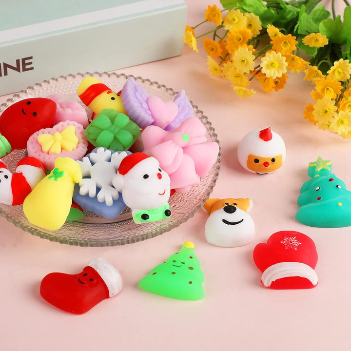 KINGYAO Juguetes sensoriales esponjosos, mini mochi squishies 24 pi...