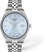 Tissot Ballade, cuarzo suizo, 1.575 en, esfera azul hielo, reloj para hombre