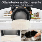 Olla arrocera comercial de 90 tazas, 16 cuartos de galón de