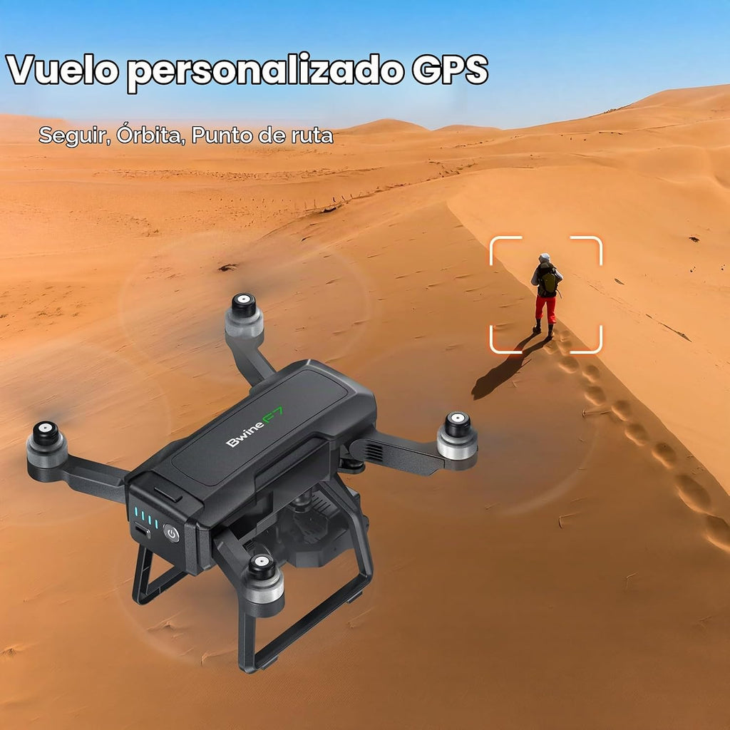 Bwine F7GB2 Pro Drones con cámara para adultos 4K UHD aéreo cardán de 3