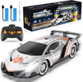 Growsland Coche de control remoto RC Cars regalos de Navidad juguetes para niños 1/18, plateado