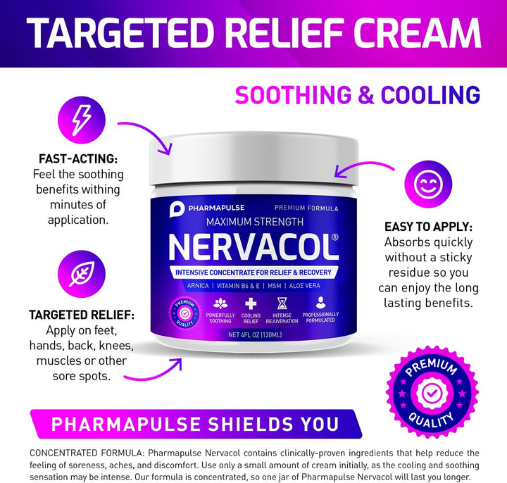 Pharmapulse Terapia neuropatía nerviosa y crema de alivio \u2013 Cr...