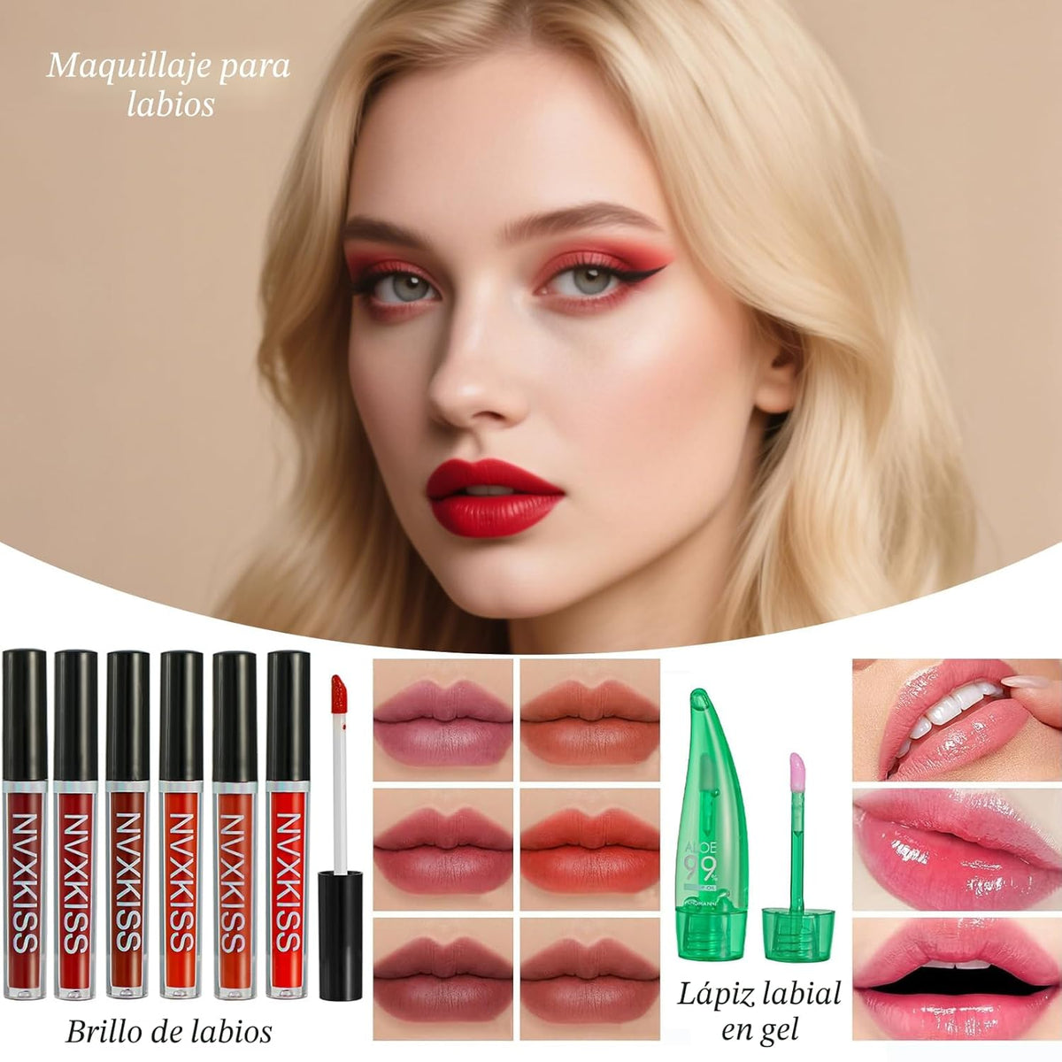 Kit completo de maquillaje todo en uno para mujer, juego de maquill...