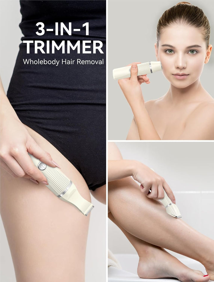 Unibono Recortadora de pelo Pubic para mujer, recortadora de bikini...
