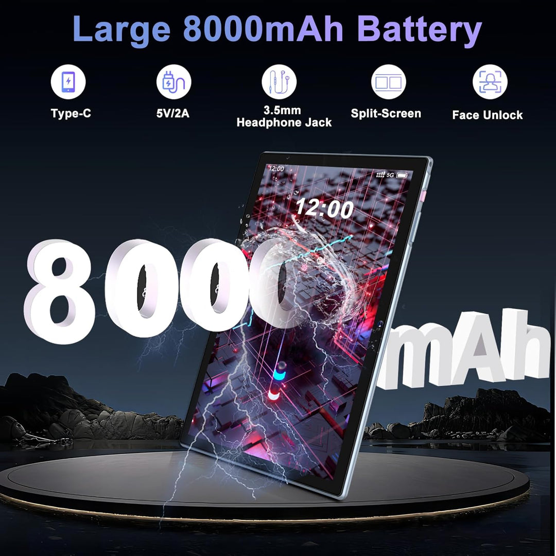 DEERTiME Tablet Android 14 Tablets 10.1 pulgadas con 22GB RAM 128GB...