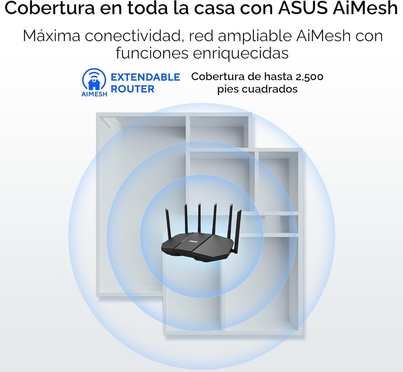 ASUS RT-BE90U Tri-Band WiFi 7 Router: Seguridad de red de grado com...