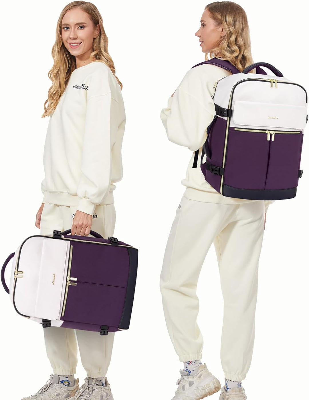 LOVEVOOK - Mochila de Mano, Mochila de Viaje de 40L para Mujeres co...