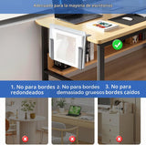 LUKETURE Soporte lateral ajustable para laptop, soporte para portát...
