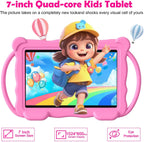 Tableta infantil de 7 pulgadas para niños, Rosa