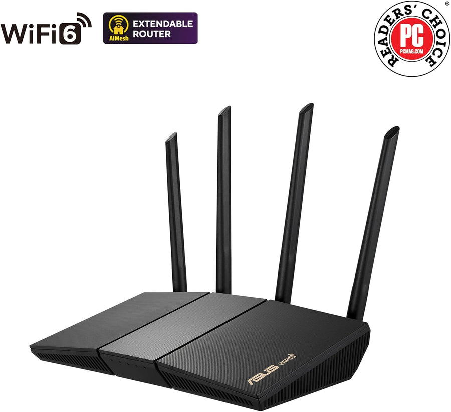 ASUS Router AX3000 WiFi 6 (RT-AX57) - Router de Internet inalámbric...