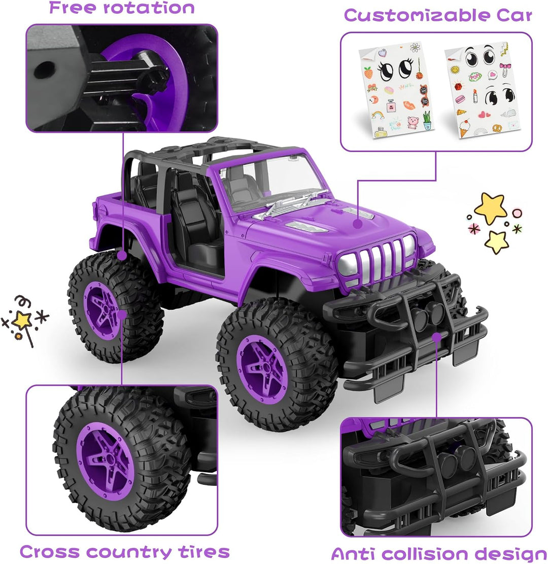 NQD Coches RC 1:16 Escala Coche de Control Remoto Jeep 80 Minutos d...