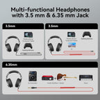 OneOdio Auriculares con cable para diadema Hi-Res Studio Monitor