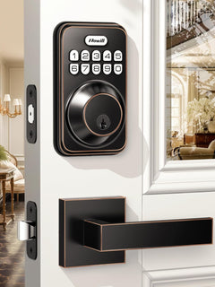 Zowill|Juego de cerradura electrónica de puerta de entrada sin llav...