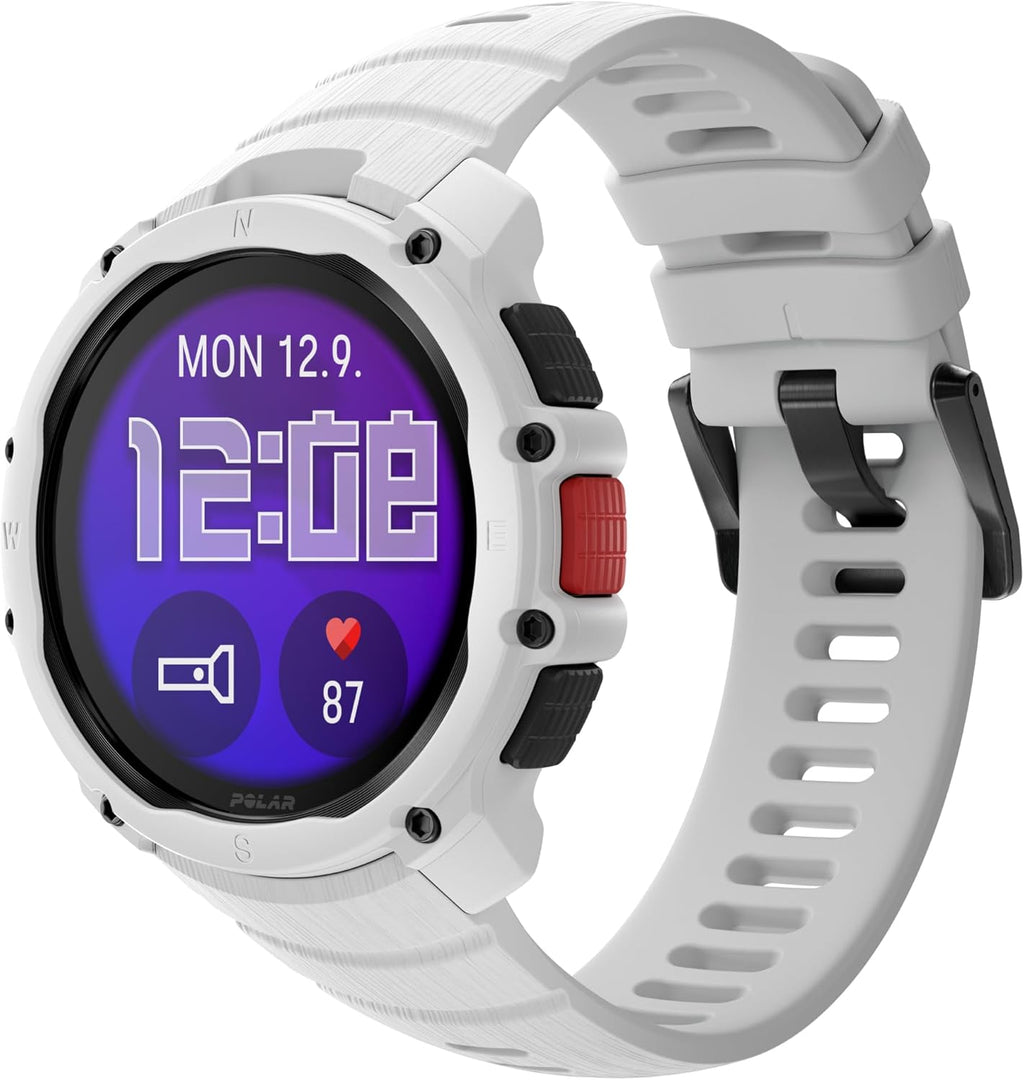 Polar Street X - Reloj deportivo con GPS para correr, resistente al agua, más de 170 perfiles deportivos, batería de 10 días, pantalla AMOLED, monitor de frecuencia cardíaca basado en la muñeca