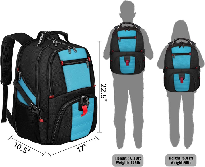YOREPEK 18.4 Mochila para portátil, mochilas grandes con puerto de...