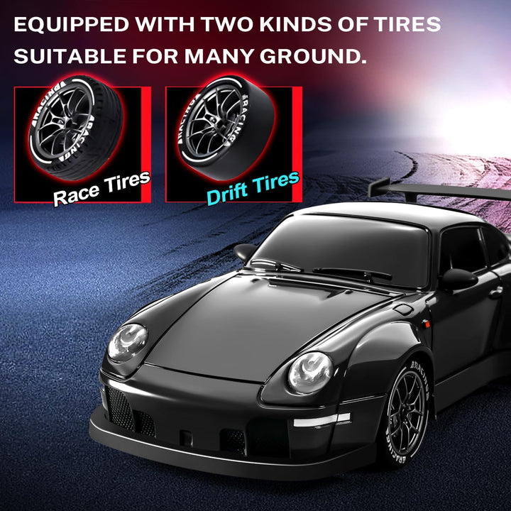 ACAMMZAR Auto de deriva a control remoto 1:24 para niños, 20 KM\/H...