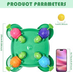 AIUAZA Juego de mesa de ajedrez de tortuga hambrienta, juego de caja hambrienta, juego de tablero de ajedrez de frijoles comiendo tortugas, juguetes familiares para fiestas y fiestas, juguetes, 2-4 personas (36 frijoles)