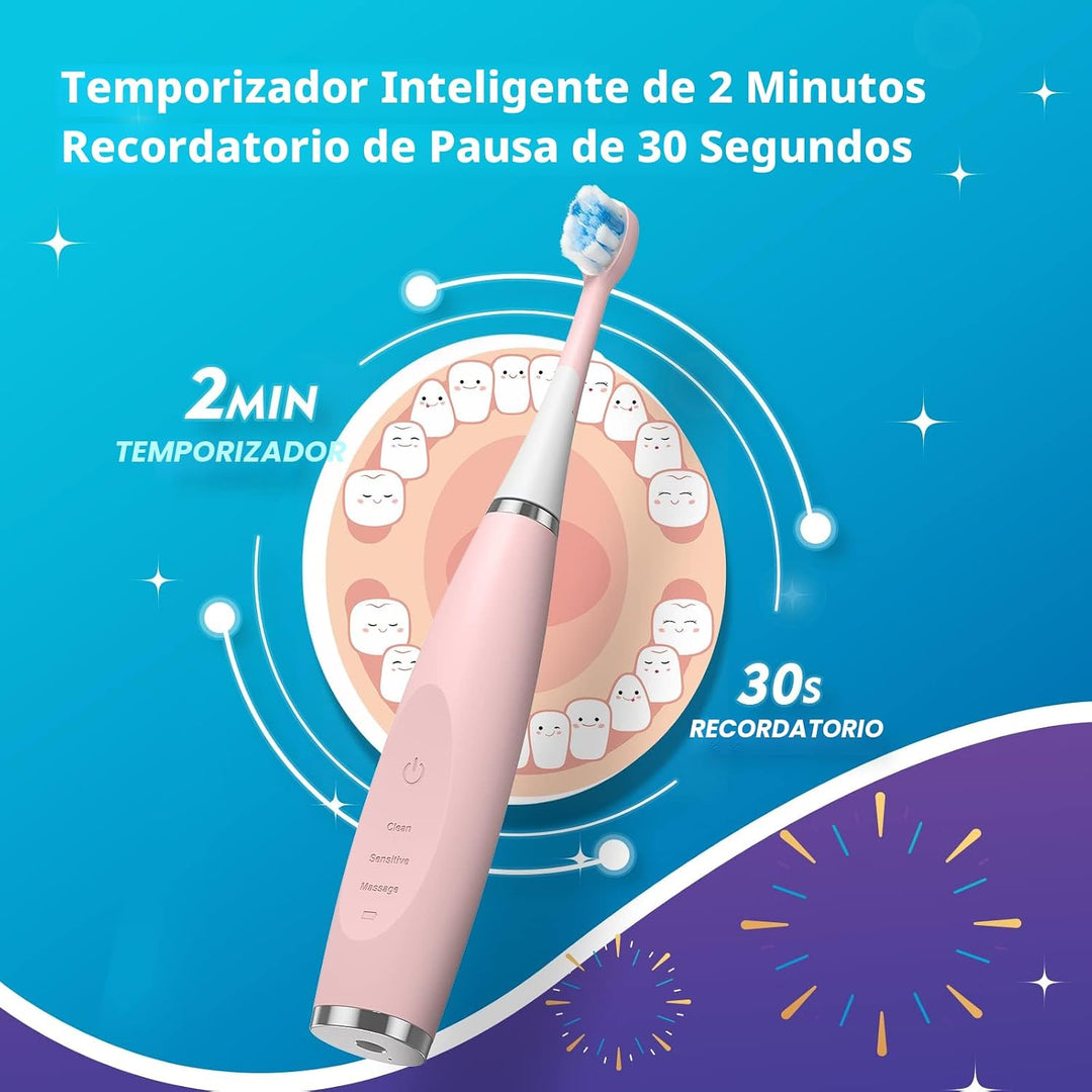 FUMEIKANG Cepillos de dientes eléctricos para niños, cepillo de die...