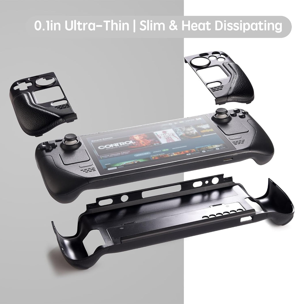 UYIYE Funda protectora para Steam Deck OLED y LCD con función atril, color