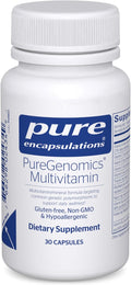 Pure Encapsulations PureGenomics Multivitamínico, 60 cápsulas, 30 unidades (1 paquete)