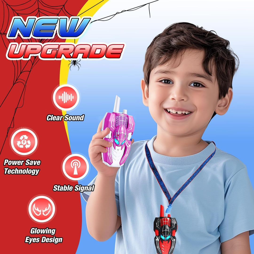 Radioteléfonos bidireccionales de largo alcance para niños, paquete...