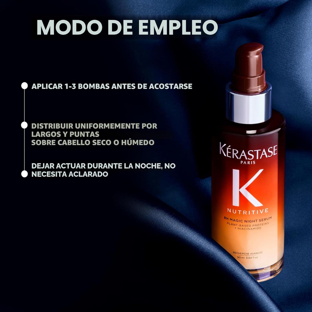 Kerastase Nutritive 8H Magic Night Serum - Tratamiento nocturno par...